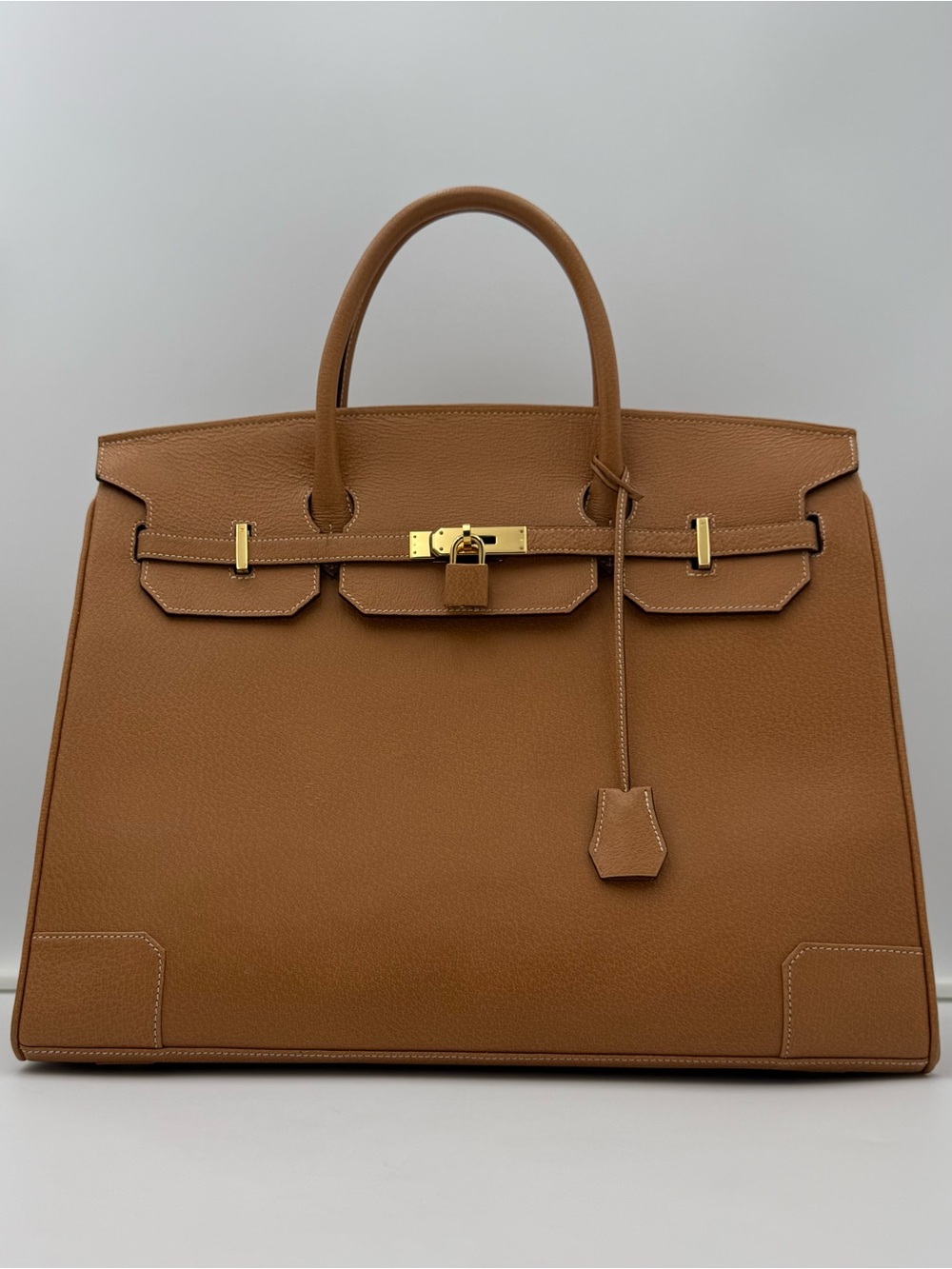 🇫🇷michel adolphe PARIS • Unisex 40 Bag in Light Brown • Made in FRANCE - Picture 5 of 16